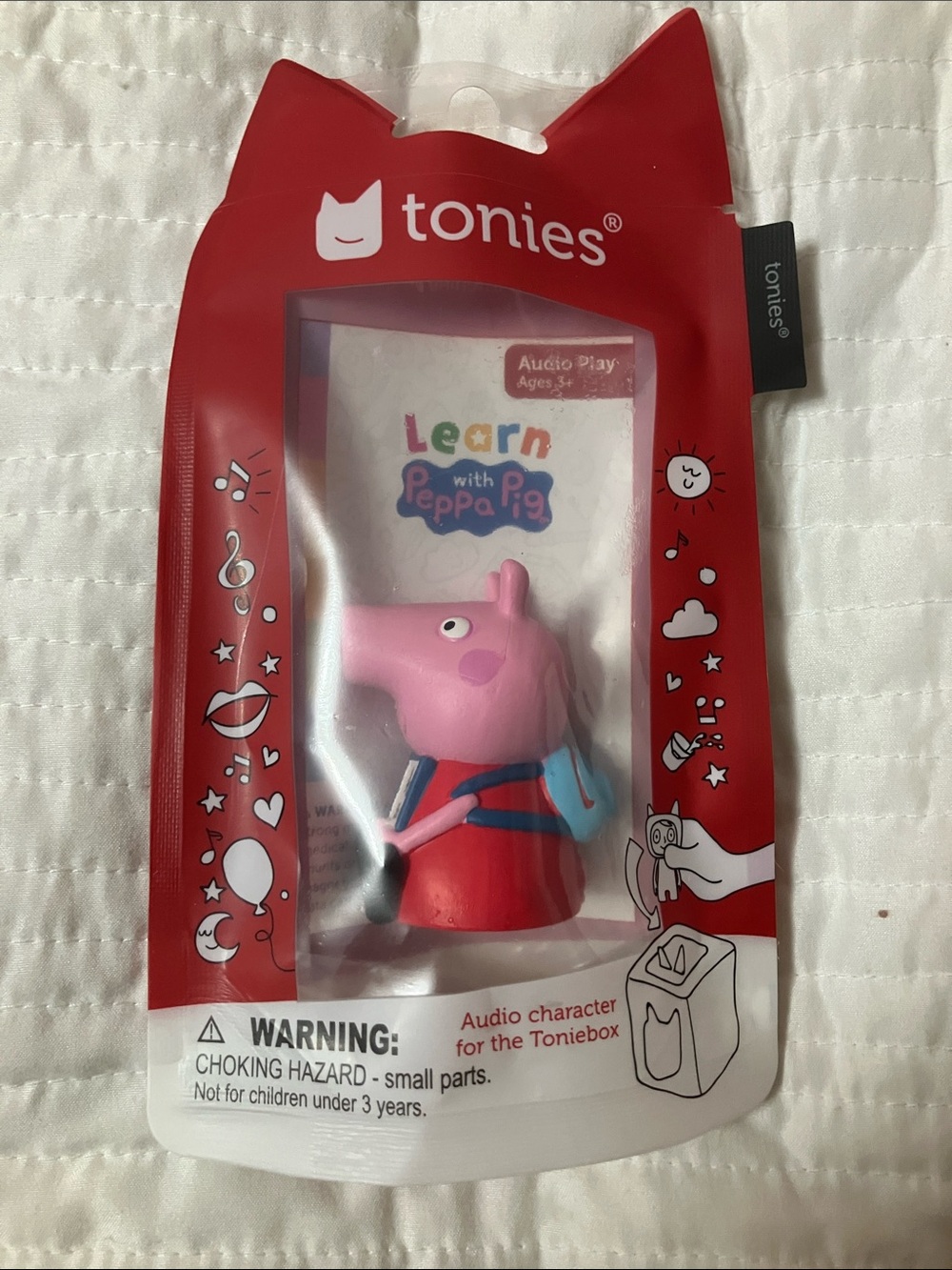 Tonies Learn with Peppa Pig Audio Figure – Pink